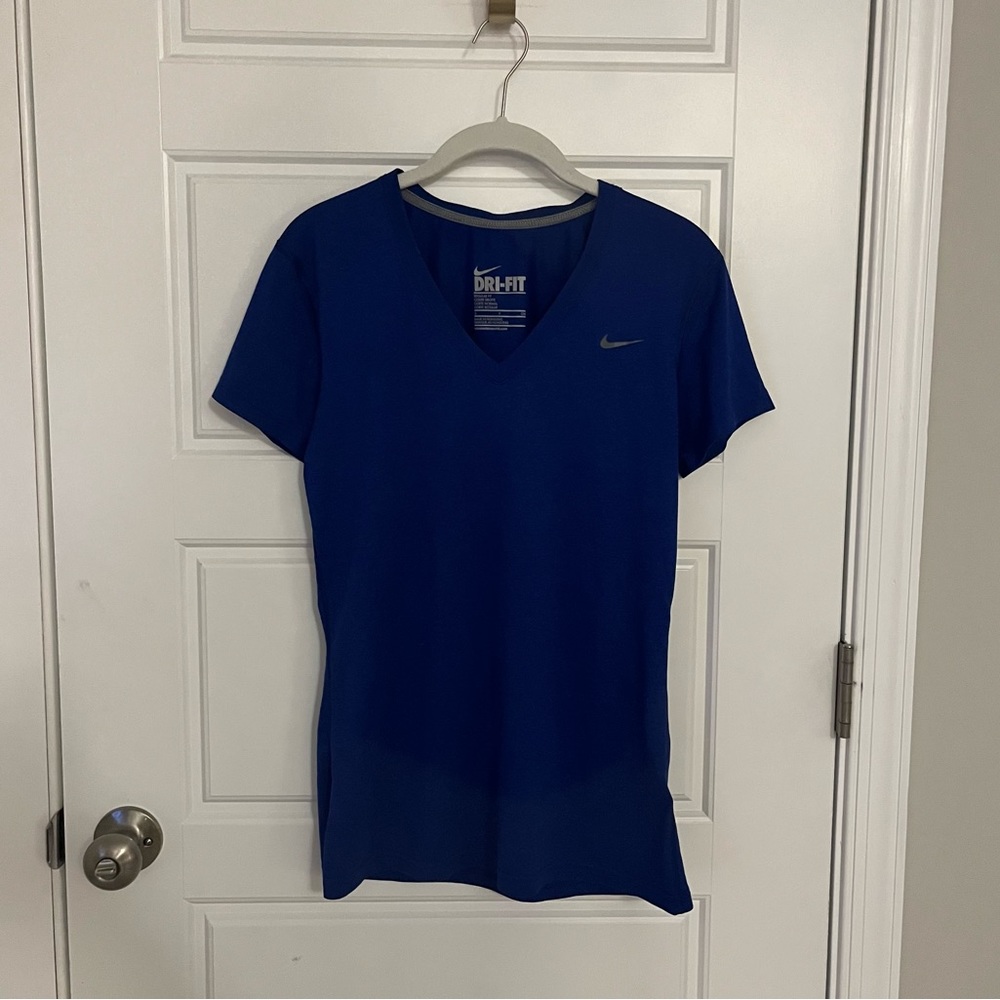 SALE Nike Blue Short Sleeve Shirt | S